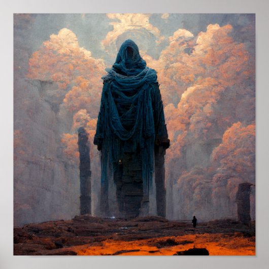 De efficiënte Fantasy Sci-Fi Art Poster (Voorkant)