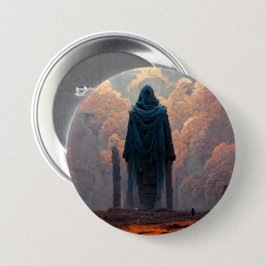 De efficiënte Fantasy Sci-Fi Art Ronde Button 7,6 Cm (Voorkant /achterkant)