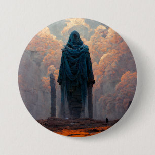 De efficiënte Fantasy Sci-Fi Art Ronde Button 7,6 Cm