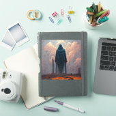 De efficiënte Fantasy Sci-Fi Art Sticker (iPad Cover)