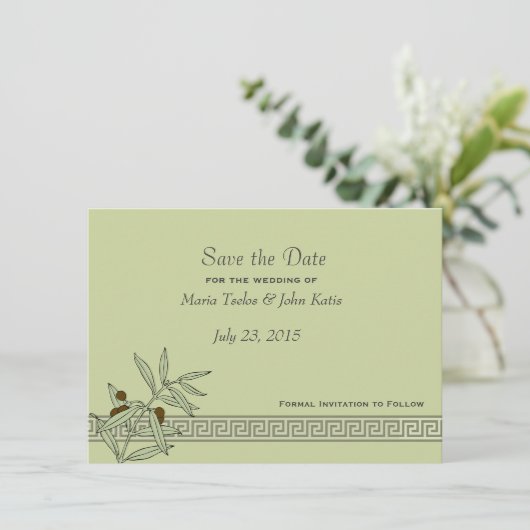 De Egeïsche Zee bewaart de uitnodiging van de Datu (Staand voorkant)