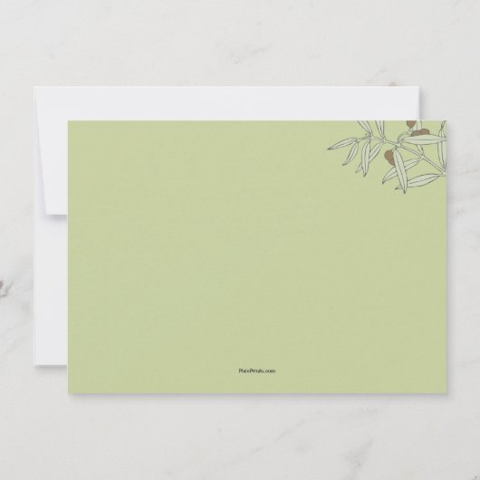 De Egeïsche Zee bewaart de uitnodiging van de Datu (Achterkant)