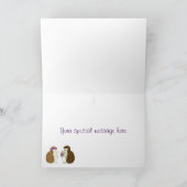 De egel dankt u kaardt bedankkaart (Binnen)