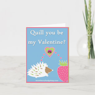 De Egel van Valentijn Feestdagen Kaart