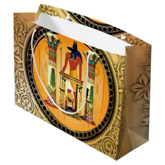 De egypte god anubis large cadeautasje (Achterkant Gekanteld)