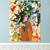 De Egyptische betoger Michael Moffa Canvas Afdruk (Insitu (Houten vloer))