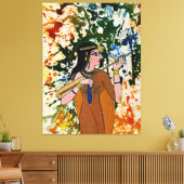 De Egyptische betoger Michael Moffa Canvas Afdruk (Insitu (Woonkamer))