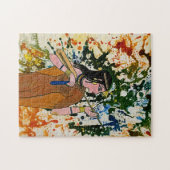 De Egyptische betoger Michael Moffa Legpuzzel (Horizontaal)