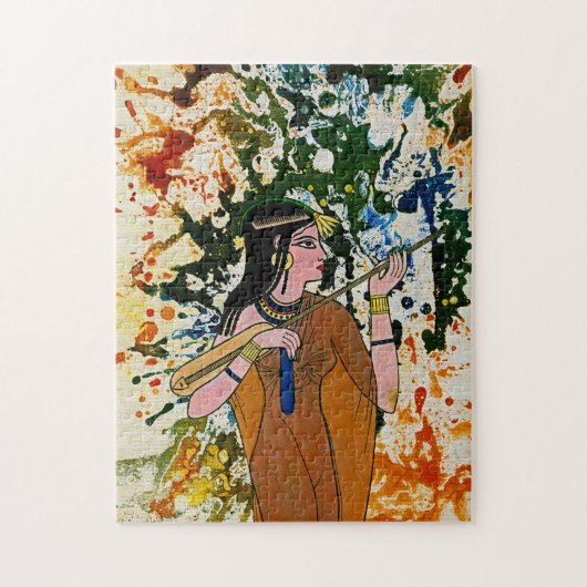 De Egyptische betoger Michael Moffa Legpuzzel (Verticaal)