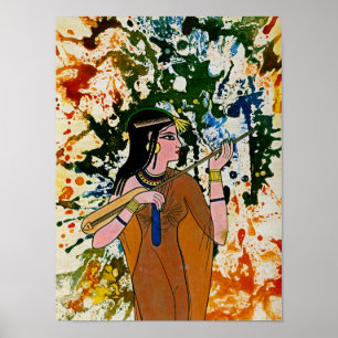 De Egyptische betoger Michael Moffa Poster