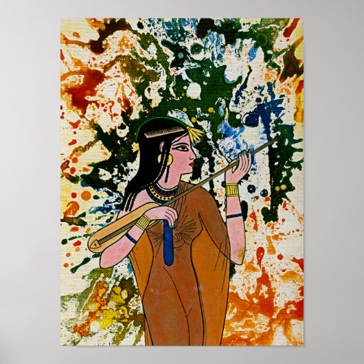 De Egyptische betoger Michael Moffa Poster (Voorkant)