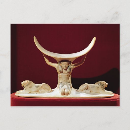 De Egyptische God van de Lucht, Shu. Briefkaart (Voorkant)