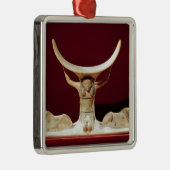 De Egyptische God van de Lucht, Shu. Metalen Ornament (Rechts)