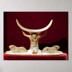 De Egyptische God van de Lucht, Shu. Poster