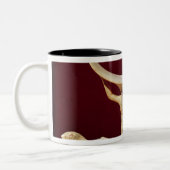 De Egyptische God van de Lucht, Shu. Tweekleurige Koffiemok (Links)