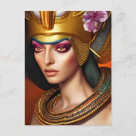 De Egyptische koningin Fantasy Art Briefkaart (Voorkant)