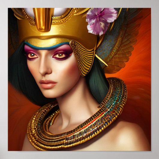 De Egyptische koningin Fantasy Art Poster (Voorkant)