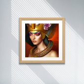 De Egyptische koningin Fantasy Art Poster