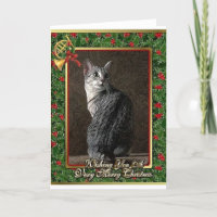 De Egyptische Lege Kerstkaart van de Kat Mau