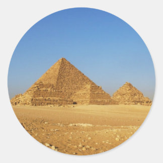 De Egyptische piramides Ronde Sticker
