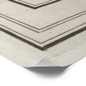 De  Egyptische rivier de New Nile Delta Map (jaren Poster (Hoek)