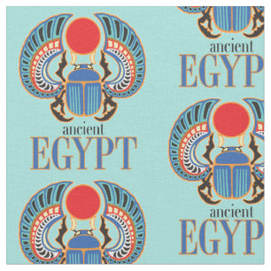 De Egyptische sjaalkever. Ancient Egypte Stof