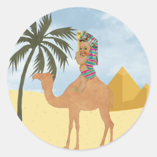 De Egyptische Sticker van het Baby shower met