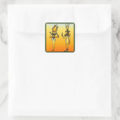 De Egyptische Sticker van Hiërogliefen (Tas)
