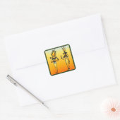 De Egyptische Sticker van Hiërogliefen (Envelop)