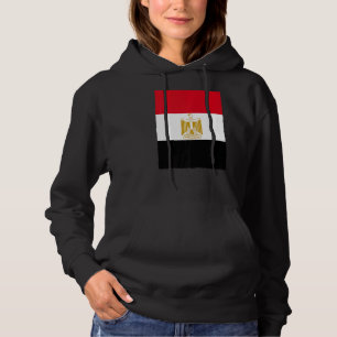 De  Egyptische vlag Egypte terugtrekken Hoodie