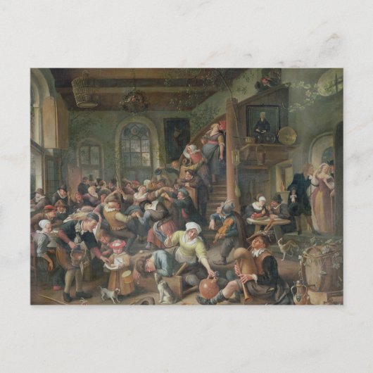 De eierdichtheid briefkaart (Voorkant)