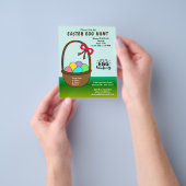 De Eieren van de begroting in een Uitnodiging van  Flyer (Hand)