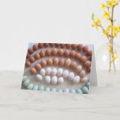 De Eieren van de regenboog voor de Zeldzame Kippen Kaart (Gele Bloem)