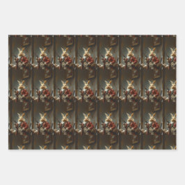 De eierjacht, de jacht op paashaas inpakpapier vel