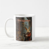 De eierjacht, de jacht op paashaas koffiemok (Links)