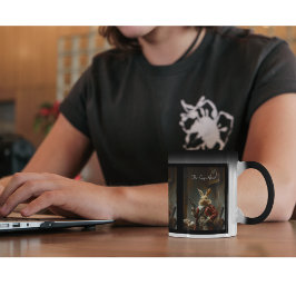 De eierjacht, de jacht op paashaas magische mok