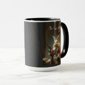 De eierjacht, de jacht op paashaas mok (Voorkant rechts)