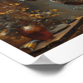 De eierjacht, de jacht op paashaas poster (Hoek)