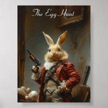 De eierjacht, de jacht op paashaas