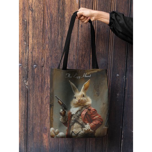 De eierjacht, de jacht op paashaas tote bag