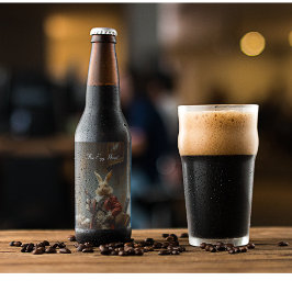 De eierjacht, de jacht op paashaas voedselcontainer etiket