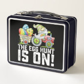 De eierjacht is op Gnome Grappig Pasen (Voorkant)