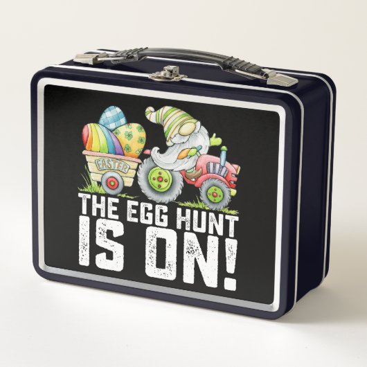 De eierjacht is op Gnome Grappig Pasen (Voorkant)