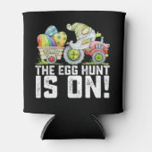 De eierjacht is op Gnome Grappig Pasen Blikjeskoeler (Voorkant)