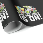 De eierjacht is op Gnome Grappig Pasen Cadeaupapier (Rol Hoek)