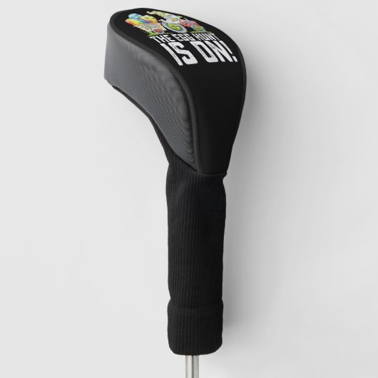 De eierjacht is op Gnome Grappig Pasen Golfheadcover (Schuin)