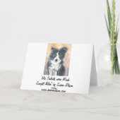 De eierschilder Corgi CARD Feestdagen Kaart (Achterkant)