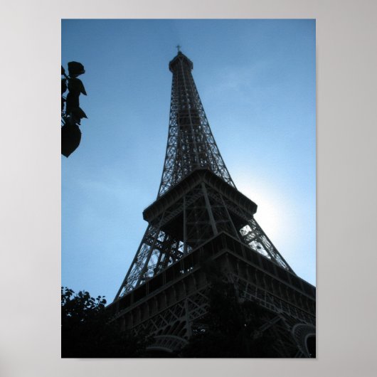 de Eiffel Tower, Parijs, Sunrise Poster (Voorkant)