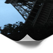de Eiffel Tower, Parijs, Sunrise Poster (Hoek)