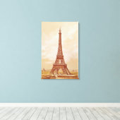 De Eiffeltoren, 1889 Canvas Afdruk (Insitu (Houten vloer))